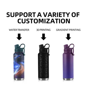 New Arrive Manufacture 32oz Stainless Steel Vacuum Flask Insulated Sports Water Bottle For Gym