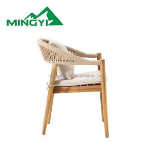 Vente <span class=keywords><strong>en</strong></span> gros de <span class=keywords><strong>chaise</strong></span> <span class=keywords><strong>en</strong></span> <span class=keywords><strong>bois</strong></span> de teck pour patio <span class=keywords><strong>extérieur</strong></span> <span class=keywords><strong>chaise</strong></span> de salle à manger tissée <span class=keywords><strong>en</strong></span> corde chaises de jardin classiques de luxe pour patio avec coussins - Product Image 4