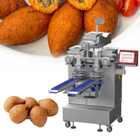 Machine à double remplissage en acier inoxydable 304 pour la fabrication de boules protéinées, de gâteaux de lune et de churros, idéale pour les petites entreprises