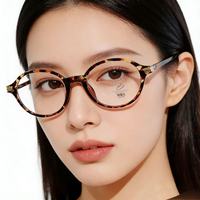 Lunettes de vue tendance pour adultes, monture carrée, verres colorés, style œil de chat sexy, motif léopard, pour femme