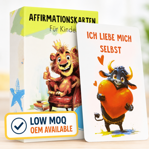 Jeux éducatifs allemands pour enfants : cartes flash d'affirmation <span class=keywords><strong>et</strong></span> d'émotion pour la chasse au trésor en plein air <span class=keywords><strong>et</strong></span> la découverte de la <span class=keywords><strong>nature</strong></span> - Product Image 1