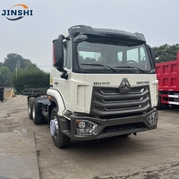 Camion tracteur d'occasion SINOTRUCK HOWO NX371 6X4, 351-450 CV, Euro 2, diesel, manuel, poids lourd, pour transport minier