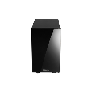 Réfrigérateur à lait compact 4L, refroidisseur de boissons, unité de stockage, design noir diamant pour machine à expresso et café - Product Image 1