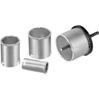 Forets diamantés M14 à technologie de brasage sous vide pour chanfreinage de précision, diamètres 33/43/53/63/67/73/83/103mm