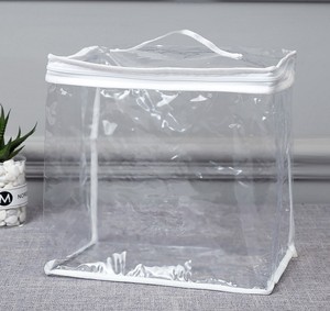 Bolsa de Almacenamiento de PVC Transparente, Portátil y Personalizada, con Cierre, para Juguetes, Ropa de Cama, No Tóxica, Ecológica e Impermeable - Product Image 5