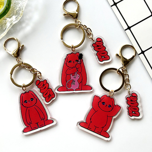 Wholesale Custom (G)I-DLE Song Yuqi <b>Anime</b> Double-Sided Acrylic <b>Keychain</b> Bag Charm UV Printing High Quality Fashion Trend Plastic - Product Image 3