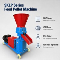 Nouvelle machine à granulés d'aliments pour animaux Jincang série 9KLP en acier inoxydable, moteur YE2, IP55, haute capacité 400 kg/h, pour volailles et bétail, moulin de traitement des aliments pour ferme
