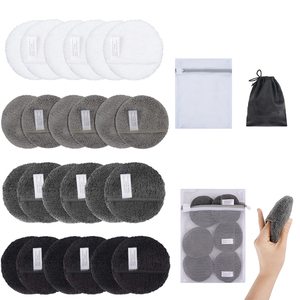 Tùy Chỉnh Nhãn Hiệu Riêng Microfibre Mặt Pad Micro Fibre <span class=keywords><strong>Make</strong></span>-<span class=keywords><strong>Up</strong></span> <span class=keywords><strong>Remover</strong></span> Tái Sử Dụng Mặt Pads - Product Image 1