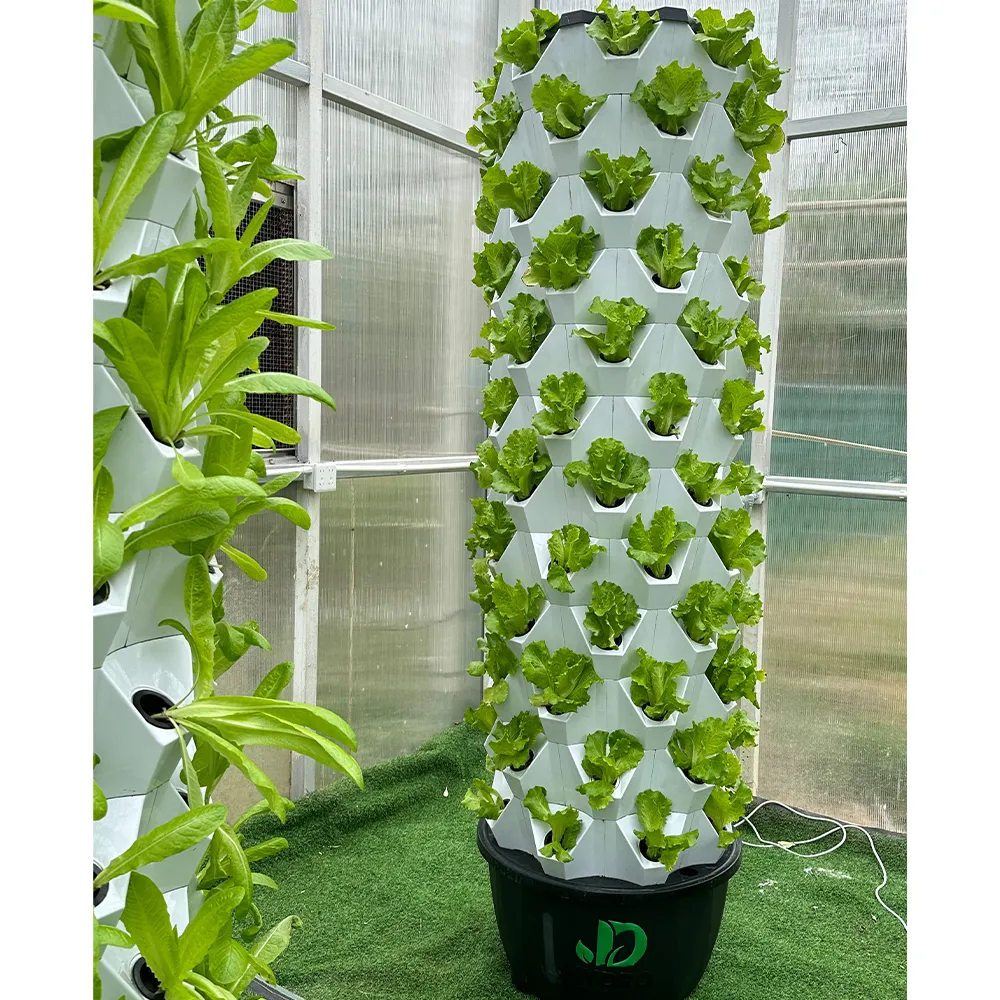 2.0 नए इनडोर ऊर्ध्वाधर फार्म सब्जियां स्वचालित हाइड्रोपोनिक प्रणाली विकसित एरोपोनिक टॉवर