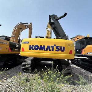 Used Komatsu PC350LC extended <b>track</b> excavator, a 35 ton heavy-duty hydraulic excavation equipment originally from Japan - Product Image 4