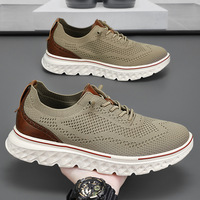 Sepatu Lari Kasual Ringan Berbahan Mesh Ukuran Besar 2026, Sepatu Lari Olahraga Warna Solid Model Low-Top untuk Pasangan