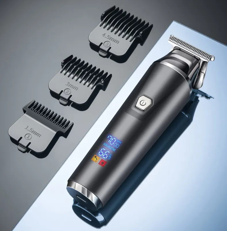 top quality best selling hair clipper portable men's waterproof metal hair clippers for sale