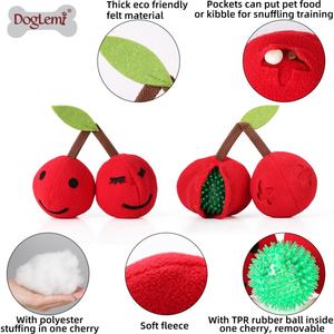 Jouets en laine polaire 2-en-1 confortables et écologiques pour chiens, jouets interactifs et durables pour le travail du nez. - Product Image 2