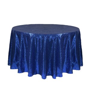 Offres Spéciales élégantes nappes <span class=keywords><strong>de</strong></span> Table rondes personnalisées à paillettes dorées pour fête - Product Image 5