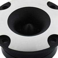 Loudspeaker Super Tweeter Diafragma Aluminium Voice Coil 25.4mm, Speaker Klakson Tweeter Audio Mobil untuk Mobil