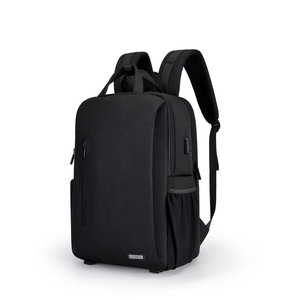 Sac à dos pour appareil photo multifonctionnel en nylon imperméable de luxe pour hommes et femmes Fermeture à glissière Polyester - Product Image 1