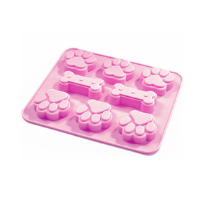 Homesun Silicone Gâteau Moule Pet Paw Bone Treat <span class=keywords><strong>Chien</strong></span> Bonbons Chocolat Moule Pan Dog-lovers Cookie Cutter - Product Image 1