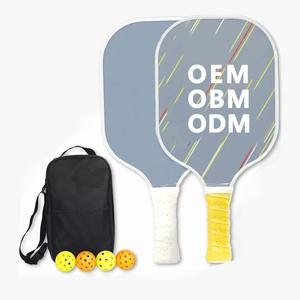 皮克球球拍 OEM OBM ODM 碳纤维蜂窝纤维户外运动用皮克球球拍 OEM - Product Image 1