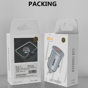 Tendenza 45W QC3.0 PD 3.0 ricarica rapida per auto 5V/3A 20W USB tipo C tutto in metallo Mini SCP telefono cellulare veloce 5V/3A 20W USB tipo C - Product Image 6