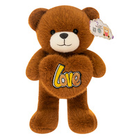Peluche Ours Princesse Cœur Transformable à Câliner - Couverture Ultra Douce en Coton PP, Design Personnalisable, Jouet Unisexe pour Couples