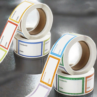 Étiquettes à gratter, autocollants adhésifs en PET avec anti-contrefaçon laser, rouleaux d'étiquettes personnalisées pour cadeaux et artisanat, autocollants à gratter
