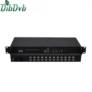 Sintonizador digital de satélite catv 16 vias DVB S2 para RF DVB T C modulador modulador transmodulador