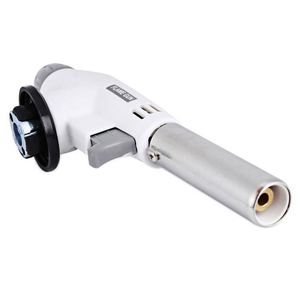 Pistolet à flamme réglable USA Mairun823, type torche à gaz butane, 2 brûleurs, en acier inoxydable blanc, pour bois - Product Image 5