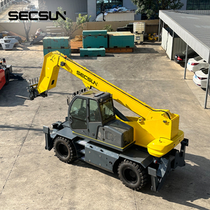 Guindaste Telescópico Telehandler de 5 Toneladas 5000kg 17m Empilhadeira Telescópica com Barriga Móvel - Product Image 4