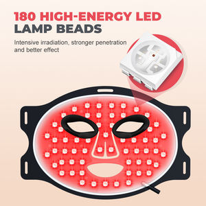 Masques de luminothérapie personnalisés rouges et infrarouges, masques faciaux LED 7 couleurs pour le soin de la peau - Product Image 3