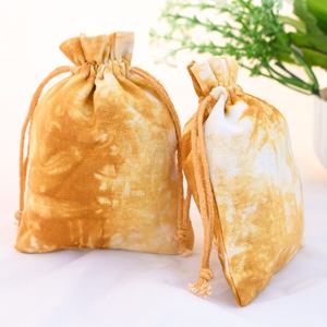 Pochette en coton uni avec cordon de serrage Emballage écologique personnalisable pour les marques Cadeau naturel parfait pour la fête de mariage ou l'utilisation au détail - Product Image 6