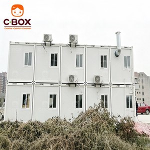 Cbox Wholesale Prefab Modular Building with Sandwich Panels for Site Camp and Office Projects Flat Pack <b>Container</b> House - Product Image 4