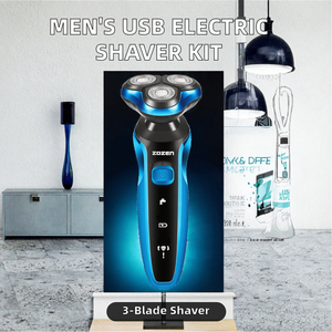 Rasoir pour homme à triple lame, rechargeable par USB, pour le visage et la barbe, usage domestique et hôtelier - Product Image 3