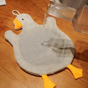 Lingettes absorbantes super absorbantes en forme d'oie mignonne à suspendre, lingettes de cuisine, lingettes pour enfants, usage domestique - Product Image 5