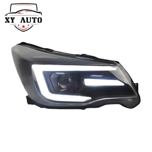 Conjunto de faro delantero con lente óptica dual LED mejorado para <span class=keywords><strong>Subaru</strong></span> <span class=keywords><strong>Forester</strong></span> 2013 2014 2015 2016 <span class=keywords><strong>2017</strong></span> Plug and Play - Product Image 2