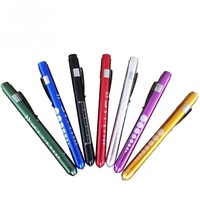 Wason Offre Spéciale Promotion pas cher en aluminium stylo de Diagnostic lumière pince de poche médecin infirmière médical Led lampe-stylo avec jauge d'élève