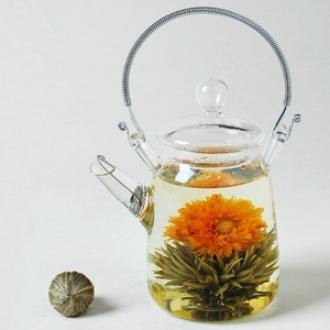 Bolas de Té Floreciente con Aroma a Té Chino Tradicional, Té Comprimido para Aliviar el Estrés, Empaque Exquisito para Hoteles y Cafeterías - Product Image 1