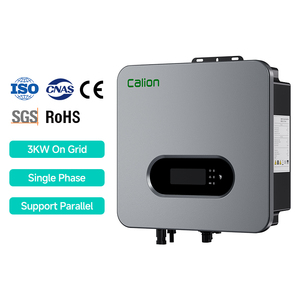 Sistema Solar Híbrido Growatt 24V 48V Conectado a la Red 1-3KW Monofásico IP66 97.5% de Eficiencia Garantía de 5-10 Años Uso Doméstico - Product Image 1