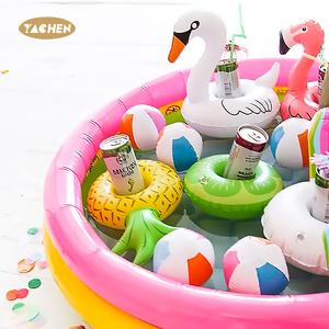 Yachen Inflatable nổi uống chủ uống phao Inflatable cup chủ cua đế lót ly cho bên hồ bơi - Product Image 6