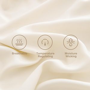 Ensemble de draps de literie en bambou lavable pour hôtel Draps de refroidissement écologiques sans plis - Product Image 4