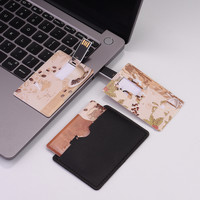 Memoria USB Personalizada con Impresión de Tarjetas de Visita, Regalo Promocional, Pendrive al por Mayor