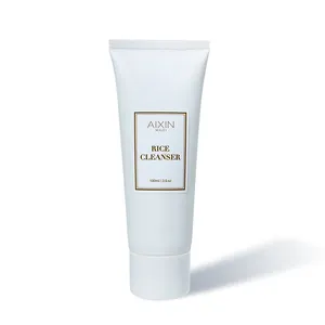 Aixin Private Label 100ml Rice Pure Clay Mask to Foam Cleanser Sebum Cleansing Deep Cleansing Pore Cleanser Rice Facial Cleanser