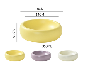 Wholesale New <strong>Donuts</strong> Designed in Various Colors Ceramic Pet Drinking and Feeding Bowls - Product Image 5
