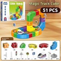 Cube magique à grande vitesse, jouet pour enfants, jouet de construction d'intelligence DIY pour garçons et filles, vente en gros pour fête d'anniversaire