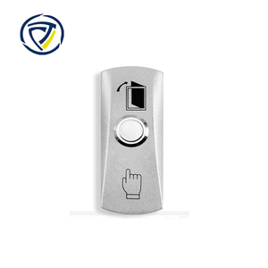 Small Aluminum Door <strong>Exit</strong> <strong>Button</strong> <strong>with</strong> Back Box - Product Image 2