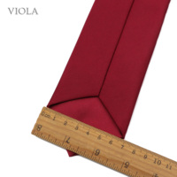 Cravate rouge vin solide colorée hommes femmes cravates mode lycée uniforme professionnel étudiant serveuse chemise de personnel accessoires