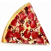 Fabricant Vente en gros Assiette à PIZZA en mélamine Vaisselle de spécialité de restaurant triangulaire créative Fête moderne sans BPA Lave-vaisselle