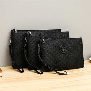 Người Đàn Ông Của Ly Hợp Túi Giản Dị Phong Cách Tổ Ong Mô Hình Túi Xách Công Suất Lớn Người Đàn Ông Của Phong Bì Ly Hợp Ví - Product Image 2