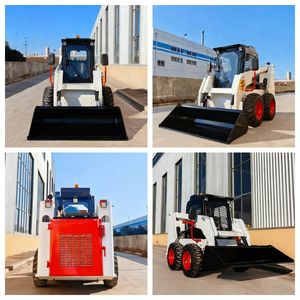 Mini-chargeuse compacte d'<span class=keywords><strong>occasion</strong></span> à essence avec radiateur de braquage court, <span class=keywords><strong>broyeur</strong></span> forestier, capacité de charge 1000 kg, livraison gratuite - Product Image 2