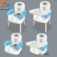 Silla Elevadora Moderna para Niños Pequeños, de Plástico Ecológico, Segura y Ajustable, Silla de Comer para Bebés, Silla Alta para Comedor