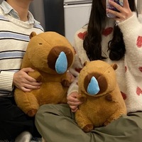 Peluche Marmot Capybara, adorable poupée avec rembourrage en coton PP, taille 11-30 cm, idéale pour les cadeaux d'anniversaire, parfaite pour les marchés de gros.